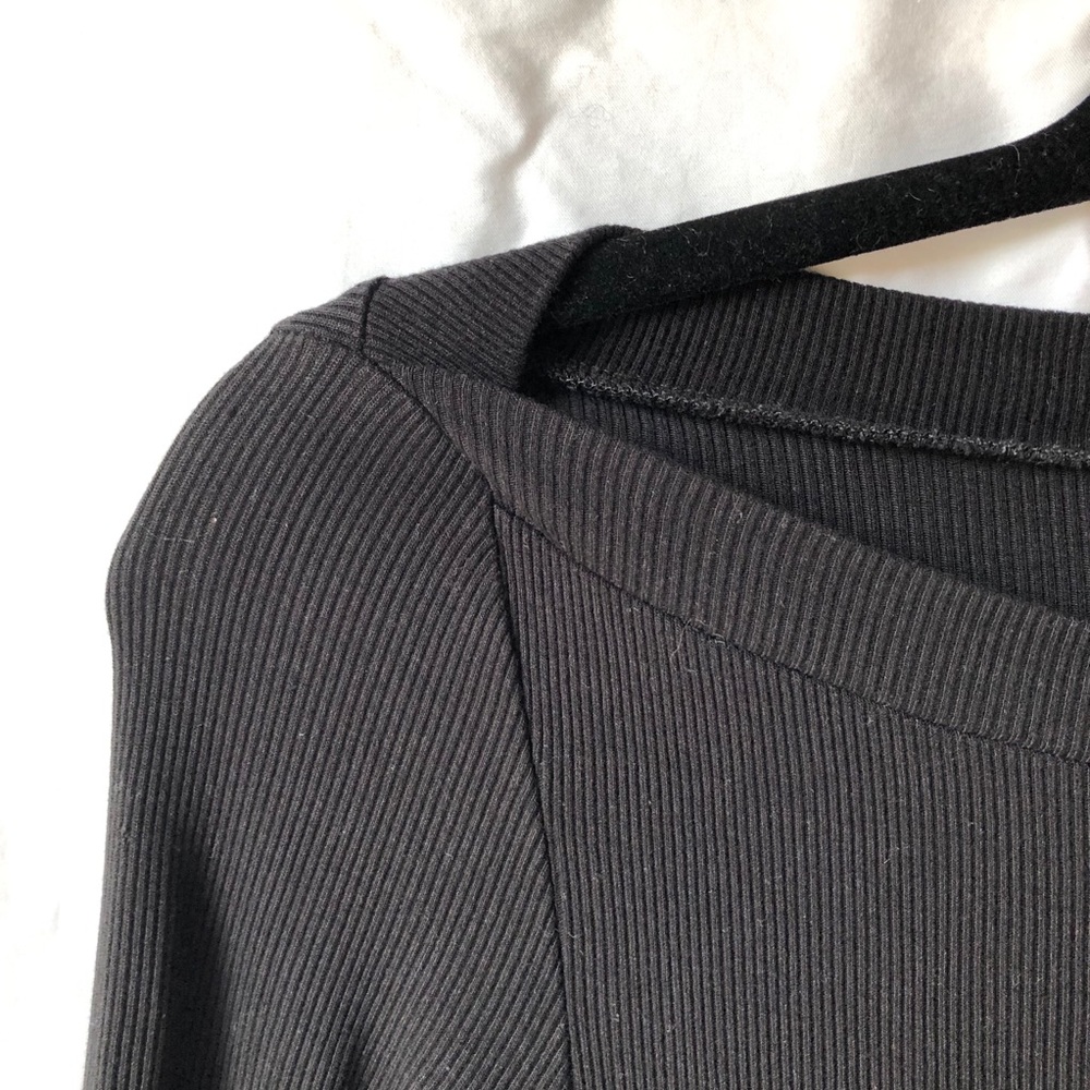 Bebe Rhinestone Ribbed Sweater - Picture 4 of 6